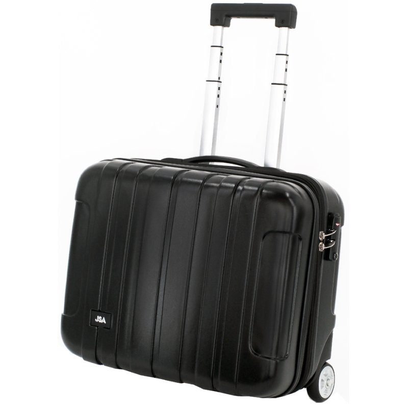 JSA handbagage trolley Business Overnight, zwart, ABS, 40 liter