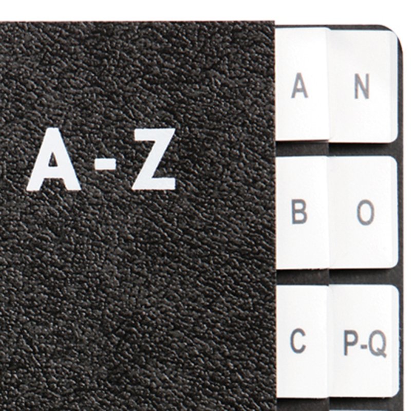 PAGNA file divider A4, 24 compartments, A-Z, black