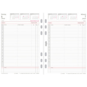 CHRONOPLAN dagplanner 2026, 1 dag per pagina, A5-formaat