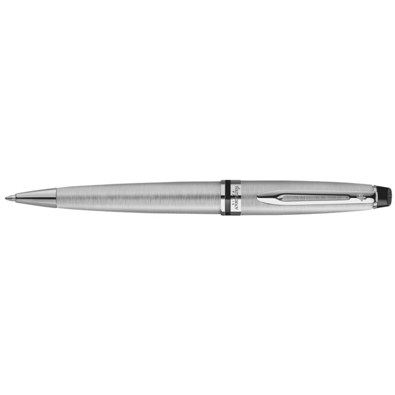 WATERMAN Expert stylo bille, noir, détails palladium, pointe moyenne
