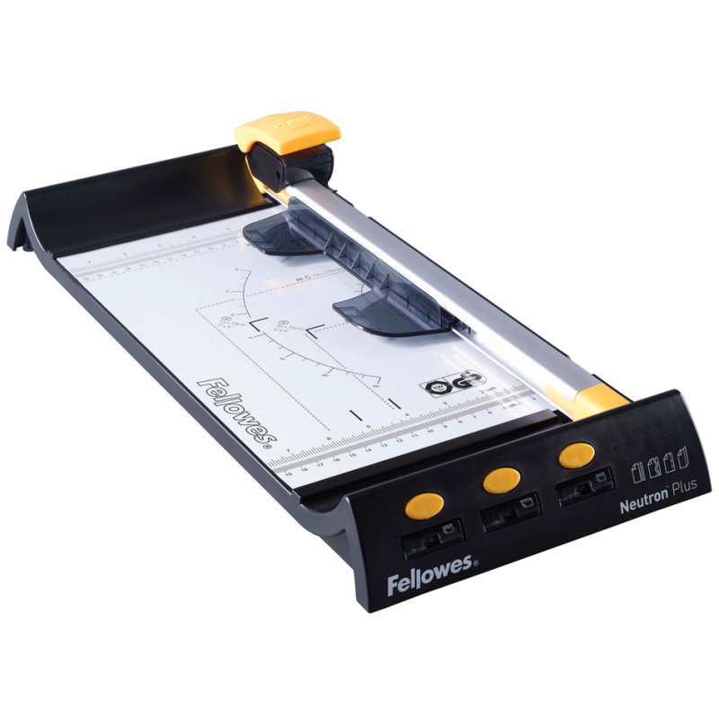 Fellowes cisaille rotative Neutron Plus, A4, 10 feuilles, longueur de coupe 320 mm