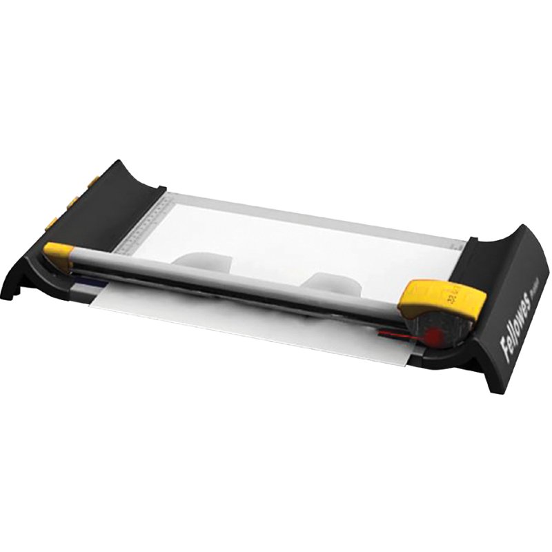 Fellowes cisaille rotative Electron, A3, capacité 10 feuilles, noir/jaune