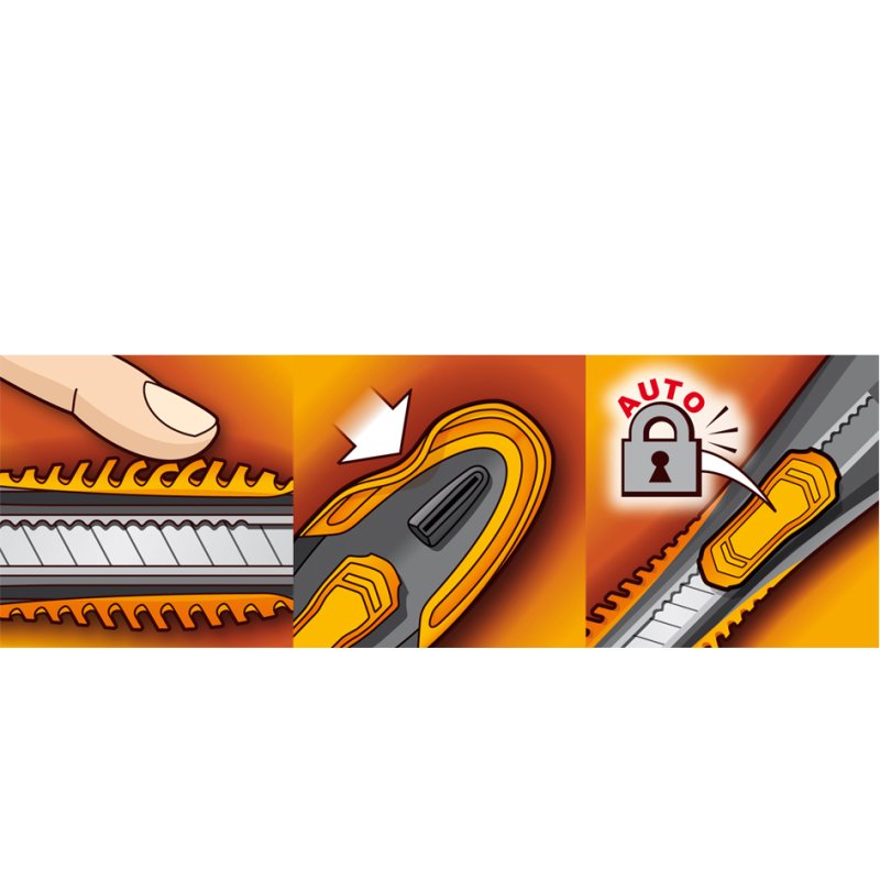 Maped Ultimate cutter, right-handed, orange soft grip
