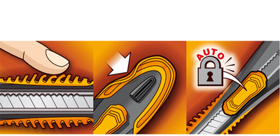 Maped cutter Ultimate, 18 mm, rechtshandigen, oranje softgrip