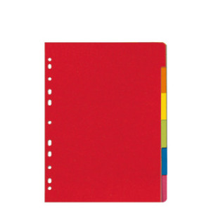 herlitz tabbladen gekleurd, 10-delig, 225×297 mm, manila-RC-karton