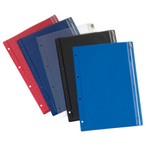 herlitz ritszak transparant, gekleurde assorti, 300×180 mm, 10 stuks