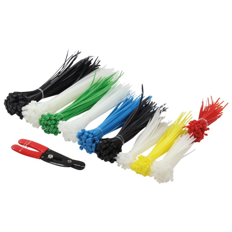 LogiLink ensemble de serre-câbles nylon, assortis, 200 pièces