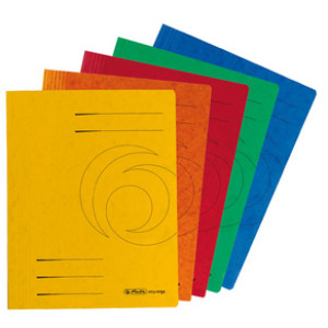 herlitz snelmap met klittenband A4, groen, 355 g/m²