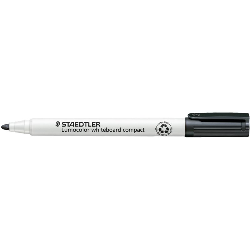 STAEDTLER Lumocolor marqueur tableau blanc compact, noir, 1,0-2,0 mm