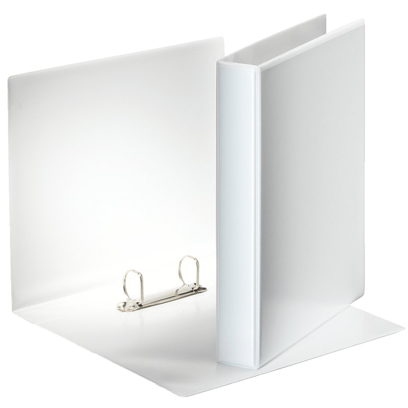 Esselte classeur de présentation A4, blanc, mécanisme anneau 2D 50 mm