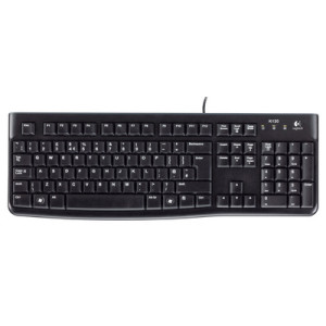 Logitech toetsenbord K120, QWERTZ, bedraad, USB-aansluiting