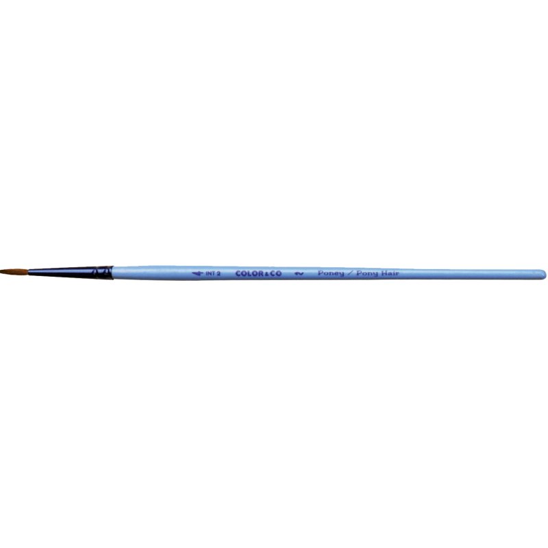 LEFRANC BOURGEOIS haarpenseel Pony, maat 16, blauw, 12 stuks