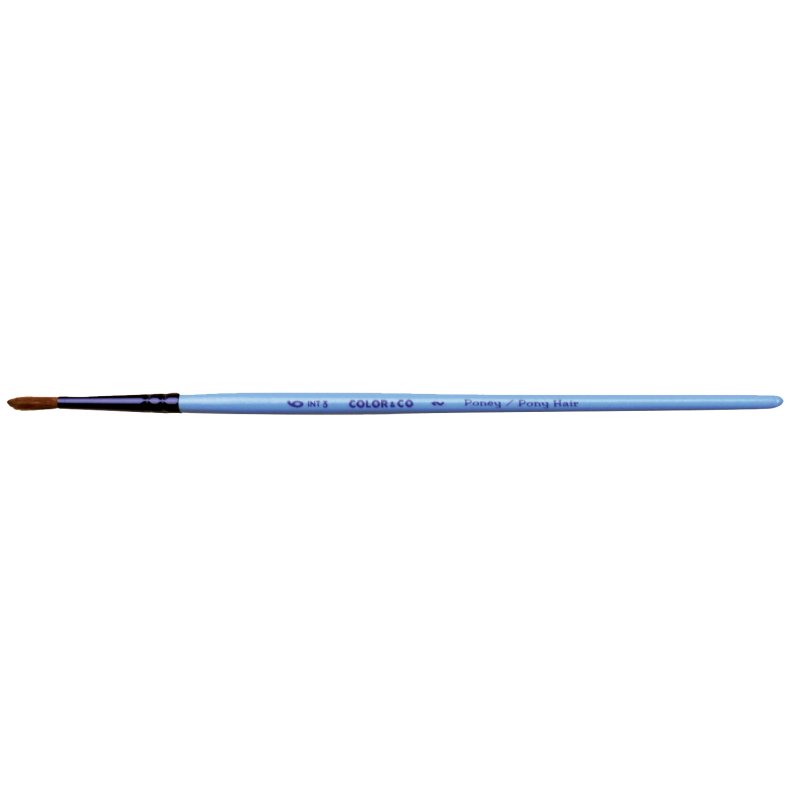 LEFRANC BOURGEOIS haarpenseel Pony, maat 16, blauw, 12 stuks