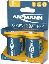 ANSMANN X-Power alkaline batterijen D mono, 1,5V, LR20, 2 stuks