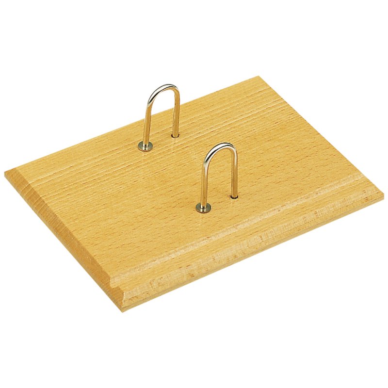 Wonday hooden kalendervoet, bruin, metalen beugel, 205×145×35 mm