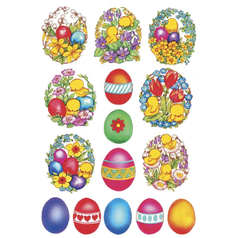 HERMA paasstickers nostalgische hazen, zelfklevend, papier, 3 vel