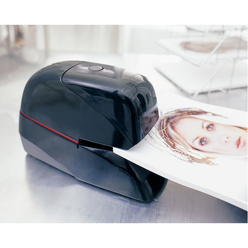 Rapid agrafeuse électrique Supreme 5080e, noire, 80 feuilles, profondeur d'insertion 50 mm