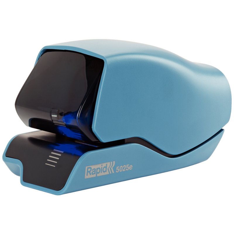 Rapid agrafeuse électrique Supreme 5025e, bleu/gris, 25 feuilles
