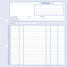 ELVE orderboek Commandes, 210 × 210 mm, drievoudig, 50 vel
