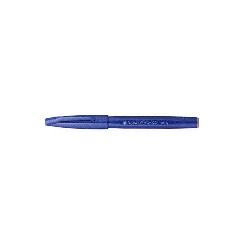 Pentel stylo calligraphie pointe pinceau flexible, rouge, 0,3-2,0 mm