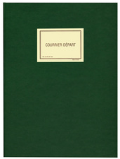 ELVE postingangsregister, 150 pagina's, 320×250 mm, bordeaux linnen kaft