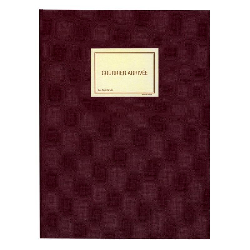ELVE Registre de courrier départ, 320 × 240 mm, 150 pages, vert