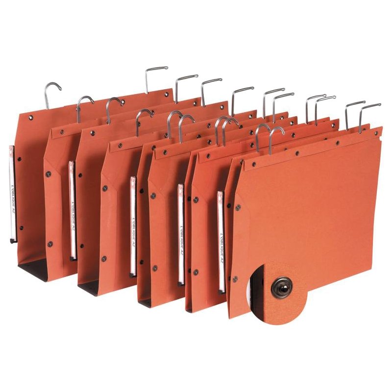 L'oblique dossiers suspendus TUB, orange, 330×250 mm, 25 pièces