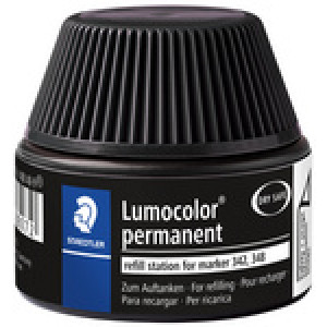 STAEDTLER Lumocolor navulstation 488 48, zwart, 15 ml