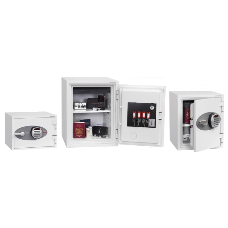 phoenix coffre-fort TITAN FS1281E, protection incendie 60 min, serrure électronique, 19 litres