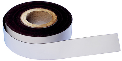 magnetoplan magneetband PVC, wit, 50 mm × 30 m