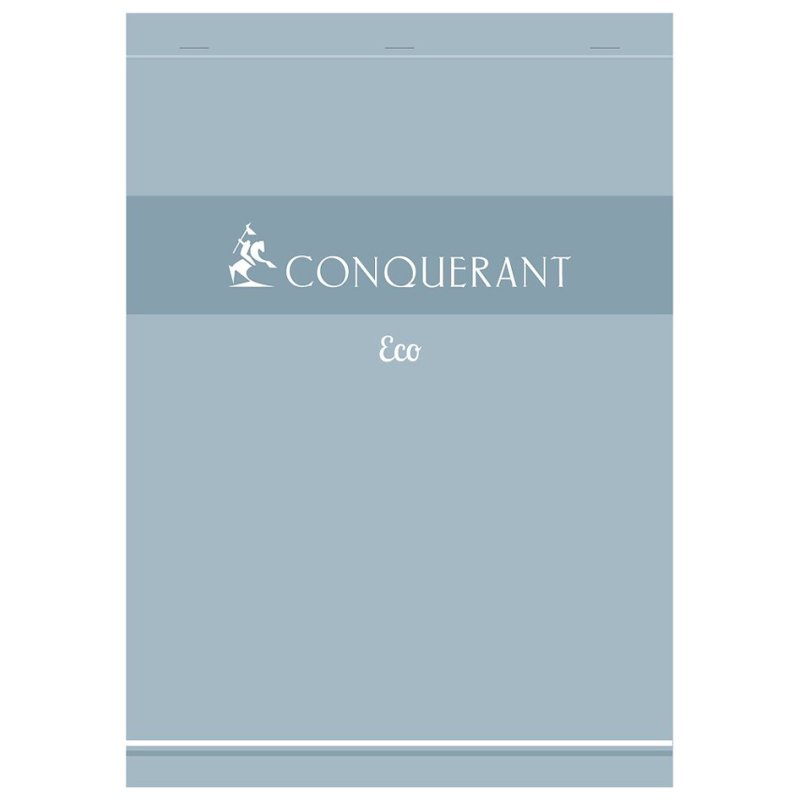 CONQUÉRANT SEPT bloc-notes écologique, quadrillé, A4, 100 feuilles