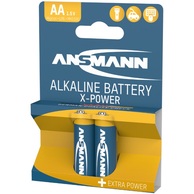 ANSMANN piles alcalines X-Power, AA, 1,5V, 20 pièces
