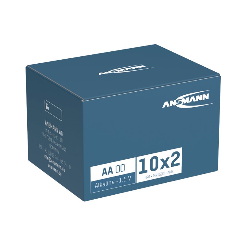 ANSMANN piles alcalines X-Power, AA, 1,5V, 20 pièces
