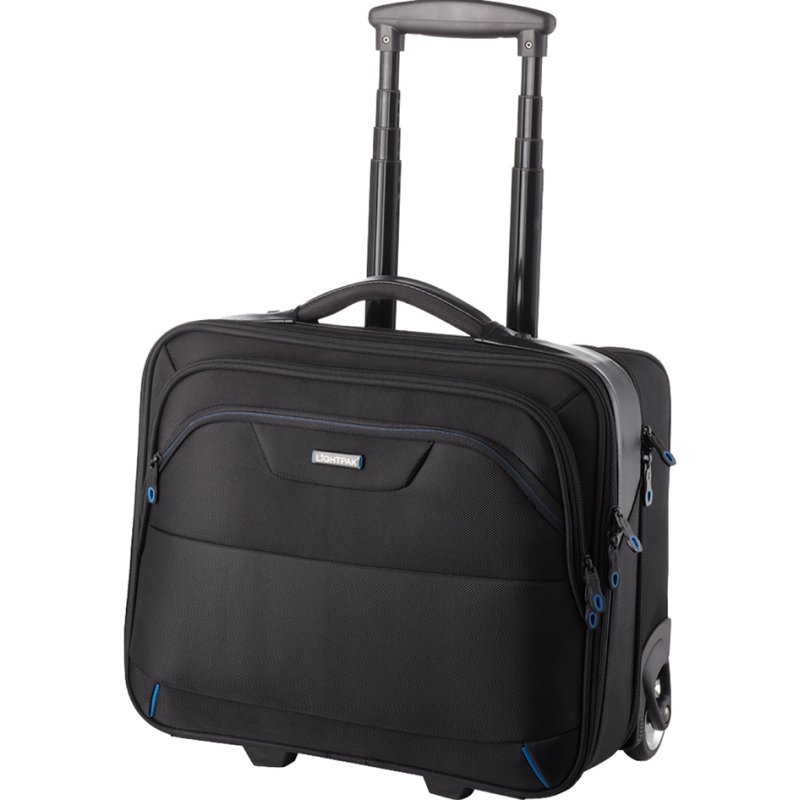 LiGHTPAK Trolley pour ordinateur portable Business BRAVO, nylon, noir