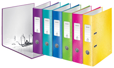 LEITZ ringband WOW, 180 graden, A4, 80 mm, diverse kleuren