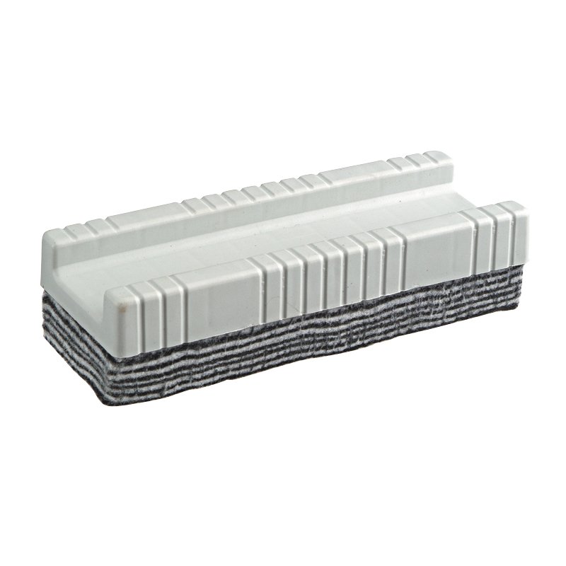 Wonday whiteboard eraser with 10 wiper pads, anthracite, plastic, 145×53×41 mm