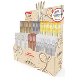 uni-ball gelpen SIGNO display, metallic kleuren, 0,5 mm, 120 stuks
