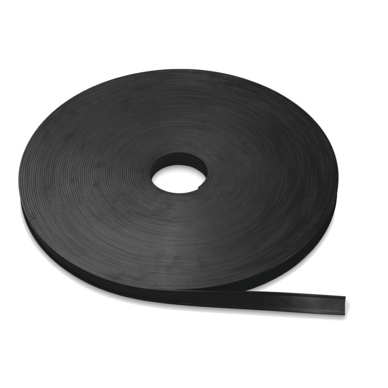 magnetoplan profilé C magnétique, 50 m × 50 mm × 1 mm, noir