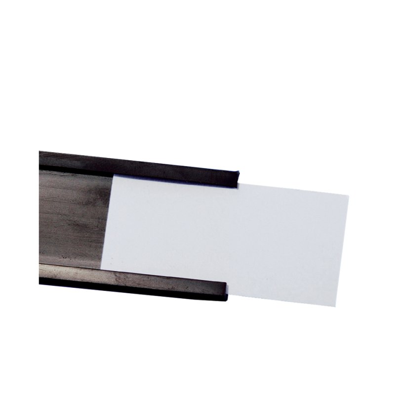 magnetoplan profilé C magnétique, 50 m × 50 mm × 1 mm, noir