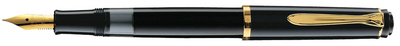 Pelikan vulpen M 200, zwart, fijne punt