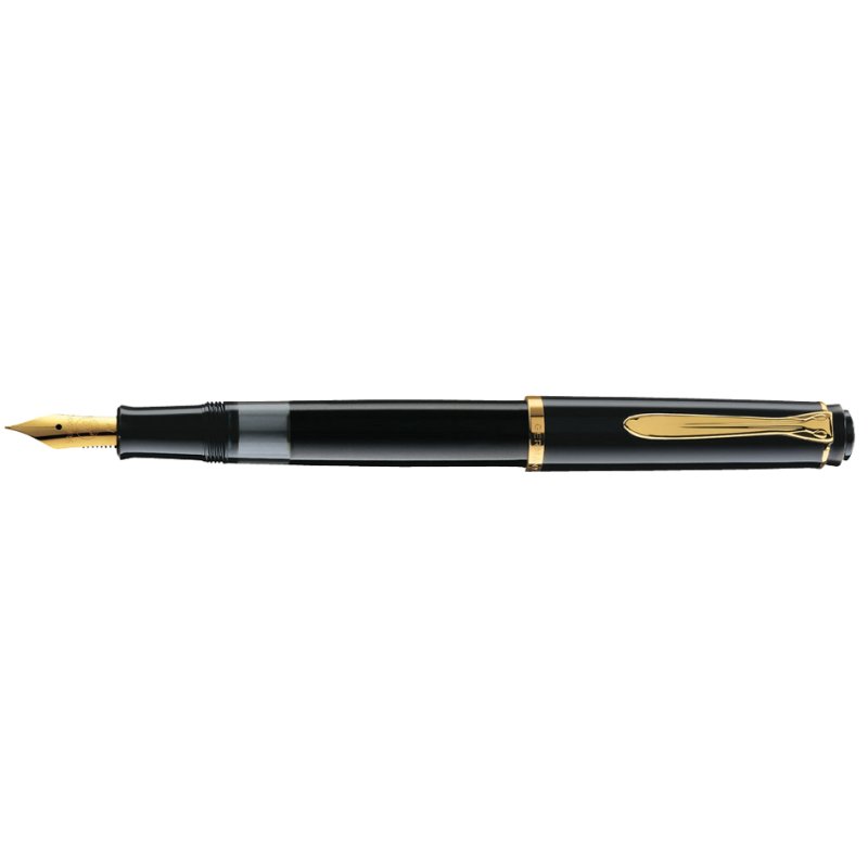 Pelikan stylo plume M 200, noir, taille de plume M