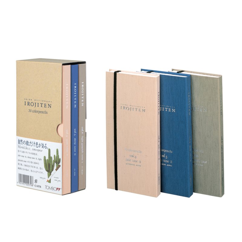 TOMBOW kleurpotloden IROJITEN Woodlands, handgemaakt, wit gelakt, 30 stuks