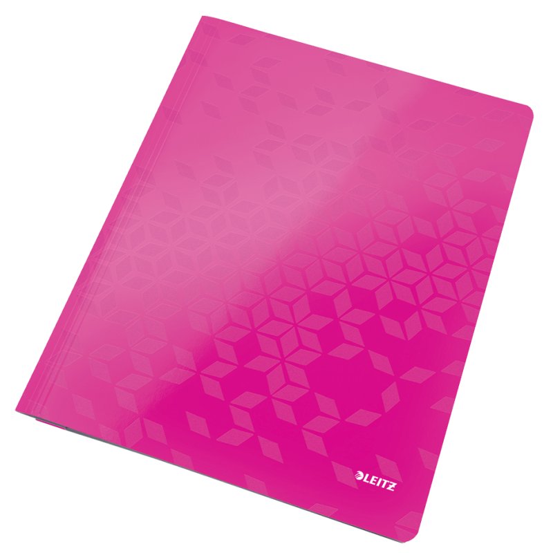LEITZ snelhechter WOW A4, roze metallic, 250 vel, 10 stuks