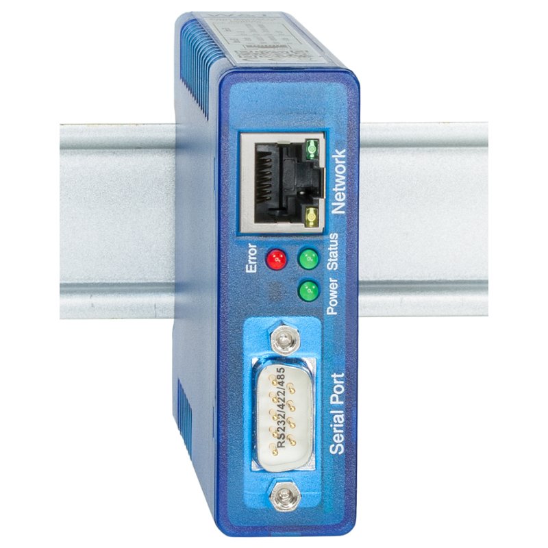 W&T serveur réseau LC 10/100BT, RS232/422/485, 22×105×75 mm