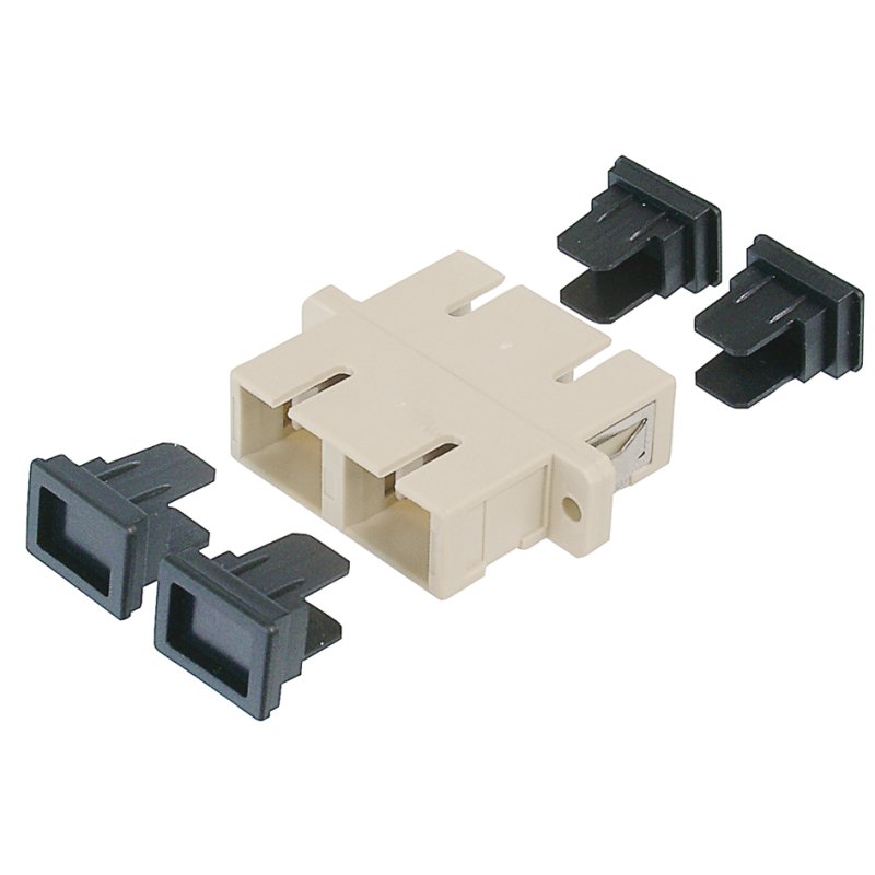 DIGITUS coupleur fibre optique SC-duplex, multimode, gris