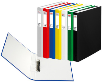 herlitz ringbandmap max.file protect, A4, blauw, 40 mm