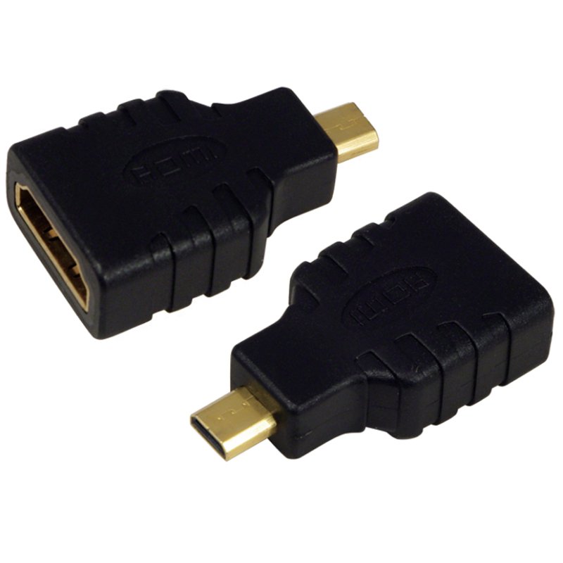 LogiLink adaptateur mini HDMI vers HDMI, contacts dorés, noir