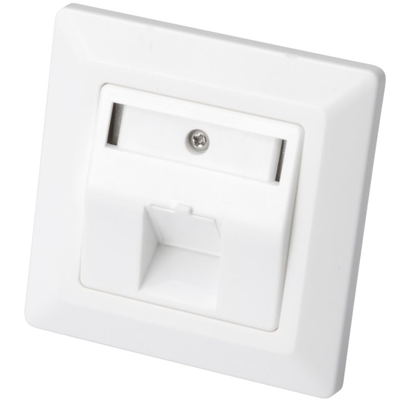 DIGITUS porte-modules pédagogiques, 3 compartiments, blanc pur, 80×80 mm