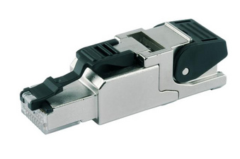 TELEGÄRTNER RJ45-stekker Cat.6A verdiept, T568A, 360° afscherming