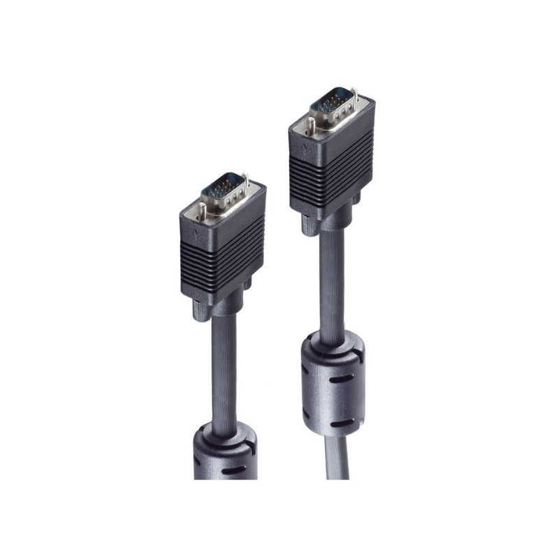 shiverpeaks BASIC-S VGA monitorkabel mannelijk-mannelijk, 1,8 m, zwart, afgeschermd